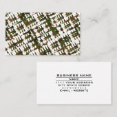 ライフルピストルガン射撃、 発砲レンジクラブ販売迷彩柄 名刺 (正面/裏面)