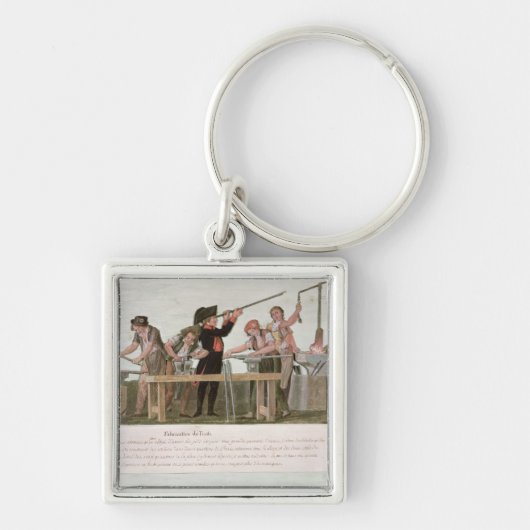 ライフルメーカーの研修会1793年 キーホルダー (正面)