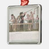 ライフルメーカーの研修会1793年 メタルオーナメント (左)