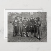 ライフル付き女の子, 1925 ポストカード (正面/裏面)