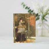 ライフル射程で,ジェームズ・ティソト氏,ヴィンテージアート ポストカード (スタンド正面)