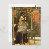 ライフル射程で,ジェームズ・ティソト氏,ヴィンテージアート ポストカード (正面/裏面)