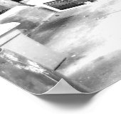 ライフル銃とジャックを持つバイク小屋 ポスター (角)