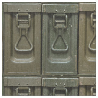 ライフル銃アンモボックスヴィンテージプリント布クラフト ファブリック