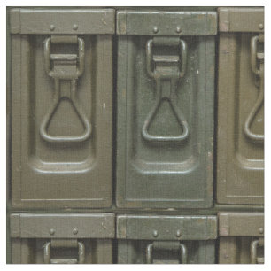 ライフル銃弾·箱型ヴィンテージプリント布船 ファブリック