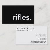 ライフル 名刺 (正面/裏面)