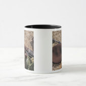 ライフル、軍隊カバー、水筒 マグカップ (中央)