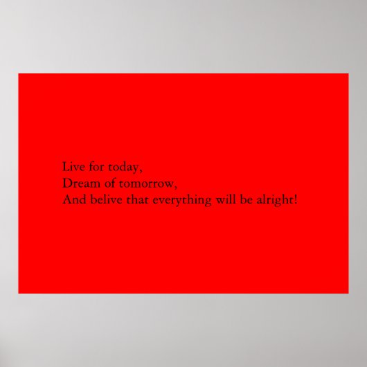 ライフロング引用文 ポスター (正面)