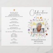 ライフワークお祝いの写真 チラシ (正面)