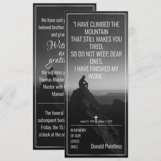 ライフワーク (正面/裏面)