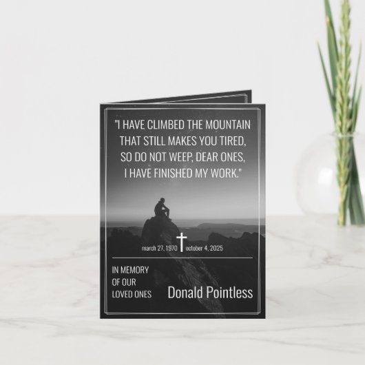 ライフワーク カード (正面)