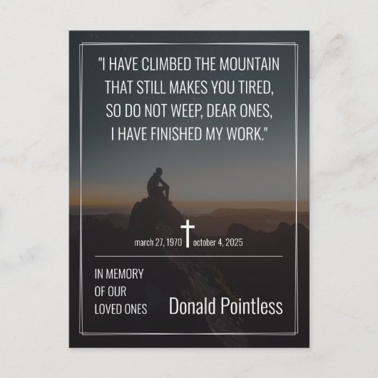 ライフワーク シーズンポストカード (正面)