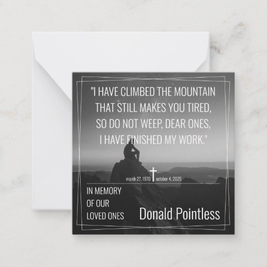 ライフワーク ノートカード (正面)