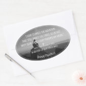 ライフワーク 楕円形シール (封筒)