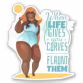 ライフ与えがカーブ シール (正面)