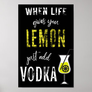 ライフ与えはVODKAを追加!ボおもしろいウ ポスター