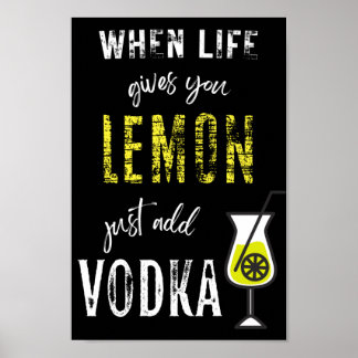 ライフ与えはVODKAを追加!ボおもしろいウ ポスター
