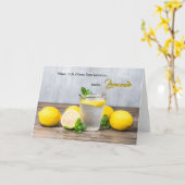 ライフ与えズはカードを折った カード (黄色い花)