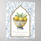 ライフ与えユーレモンズ感動的キッチンアート ポスター (正面)