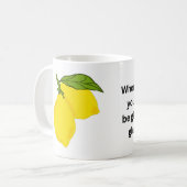 ライフ与えユーレモン – Gluten Free Mag コーヒーマグカップ (正面左)