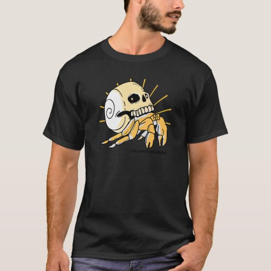 ライフ保・オン・ゴースカル Tシャツ (正面)