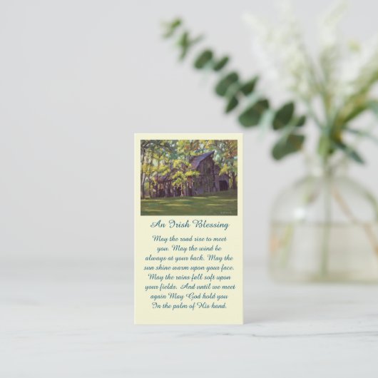 ライフ写真カードのお祝い 名刺 (スタンド正面)