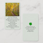 ライフ写真記念カードお祝い 名刺 (正面/裏面)