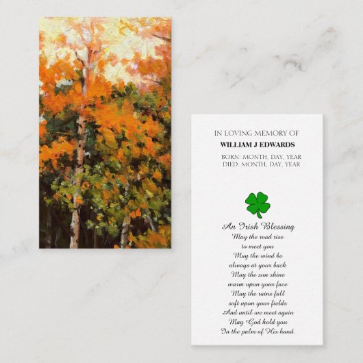 ライフ写真記念カードお祝い 名刺 (正面/裏面)