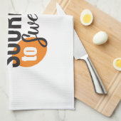 ライフ前向きメッセージ – サワーからスウィートへ キッチンタオル (四つ折り)