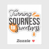 ライフ前向きメッセージ – サワーからスウィートへ シール (シート)