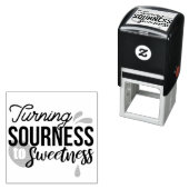 ライフ前向きメッセージ – サワーからスウィートへ セルフインキングスタンプ (インサイチュ)