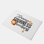 ライフ前向きメッセージ – サワーからスウィートへ ドアマット (アングル)