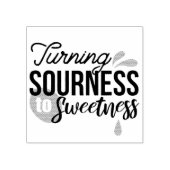 ライフ前向きメッセージ – サワーからスウィートへ ラバースタンプ (インプリント)