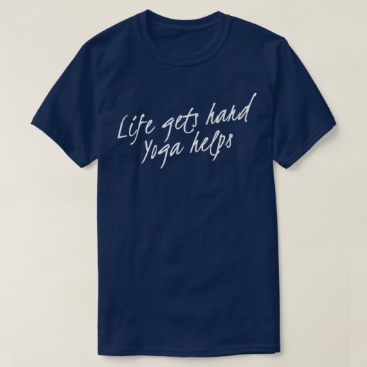 ライフ取得懸命 Tシャツ (デザイン正面)