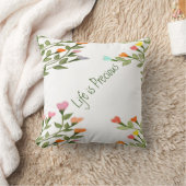 ライフ大切は – Pillow クッション (ブランケット)