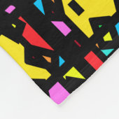 ライフ学ズYOGA型メッセージ フリースブランケット (角)