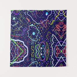 ライフ宇宙 タペストリー