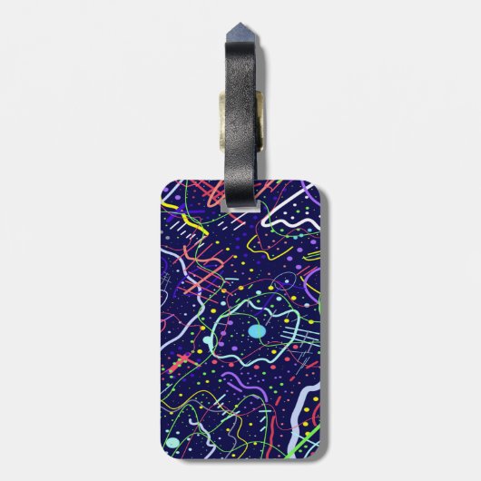 ライフ宇宙 ラゲッジタグ (裏面縦)