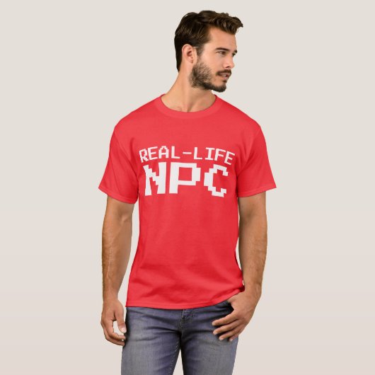 ライフ実在NPC Tシャツ (正面フル)