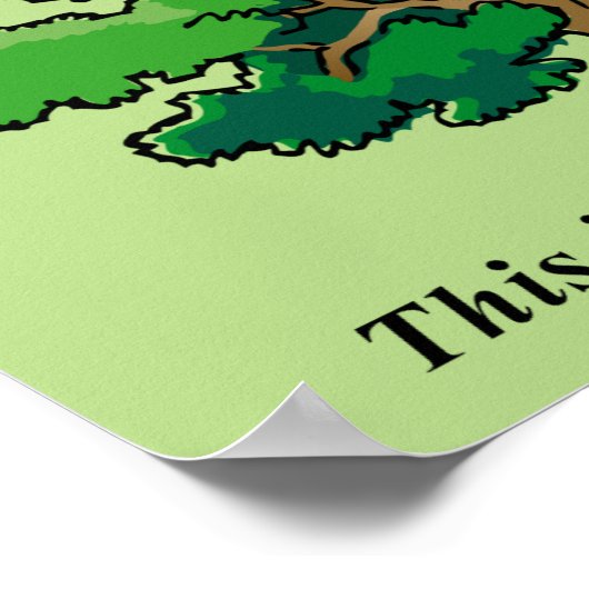 ライフ引用文おもしろいポスター署名 ポスター (角)