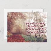 ライフ引用文はがき ポストカード (正面/裏面)