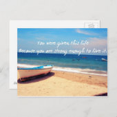 ライフ引用文はがき ポストカード (正面/裏面)