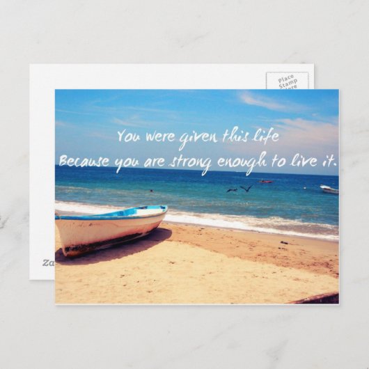 ライフ引用文はがき ポストカード (正面/裏面)