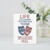 ライフ引用文カスタムはがき ポストカード (スタンド正面)