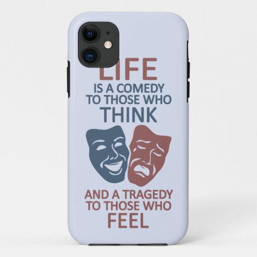 ライフ引用文カスタムiPhoneケース Case-Mate iPhoneケース (裏面)