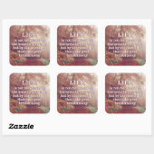 ライフ引用文シール スクエアシール (シート)