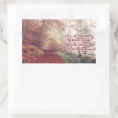 ライフ引用文シール 長方形シール (バッグ)