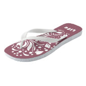 ライフ引用文ビーチサンダルby詩人Adiela Akoo ビーチサンダル (アングル)