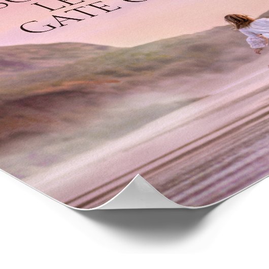 ライフ引用文ビーチ写真ポスター ポスター (角)