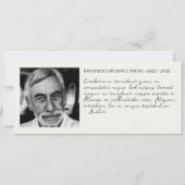 ライフ引用文ブックマークの写真お祝い (正面)